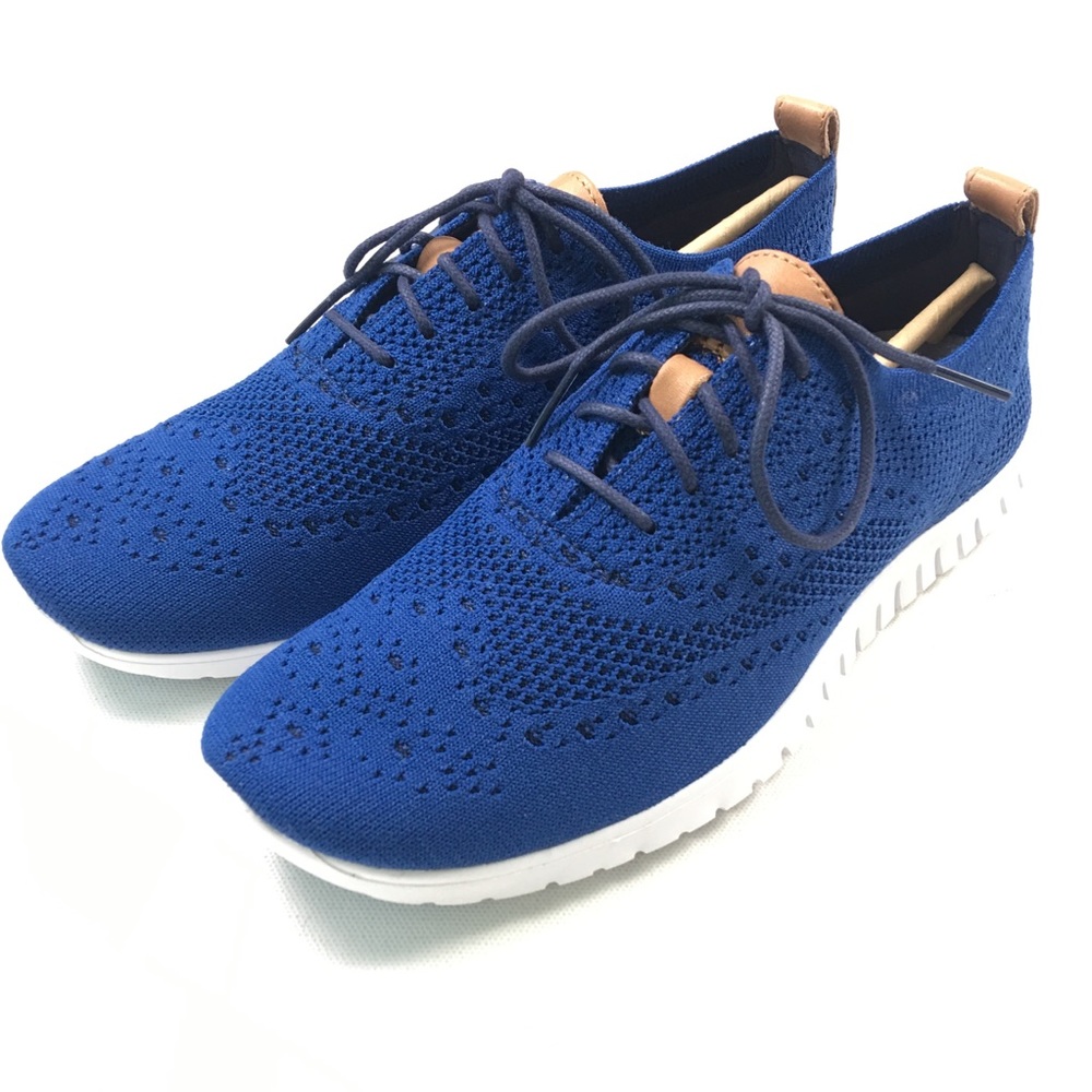 Cole Haan Zerogrand Zero Grand Blue White Shoes - Picture 2 of 7